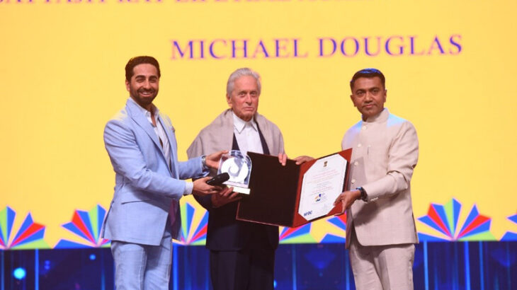 IFFI conferred Michael Douglas